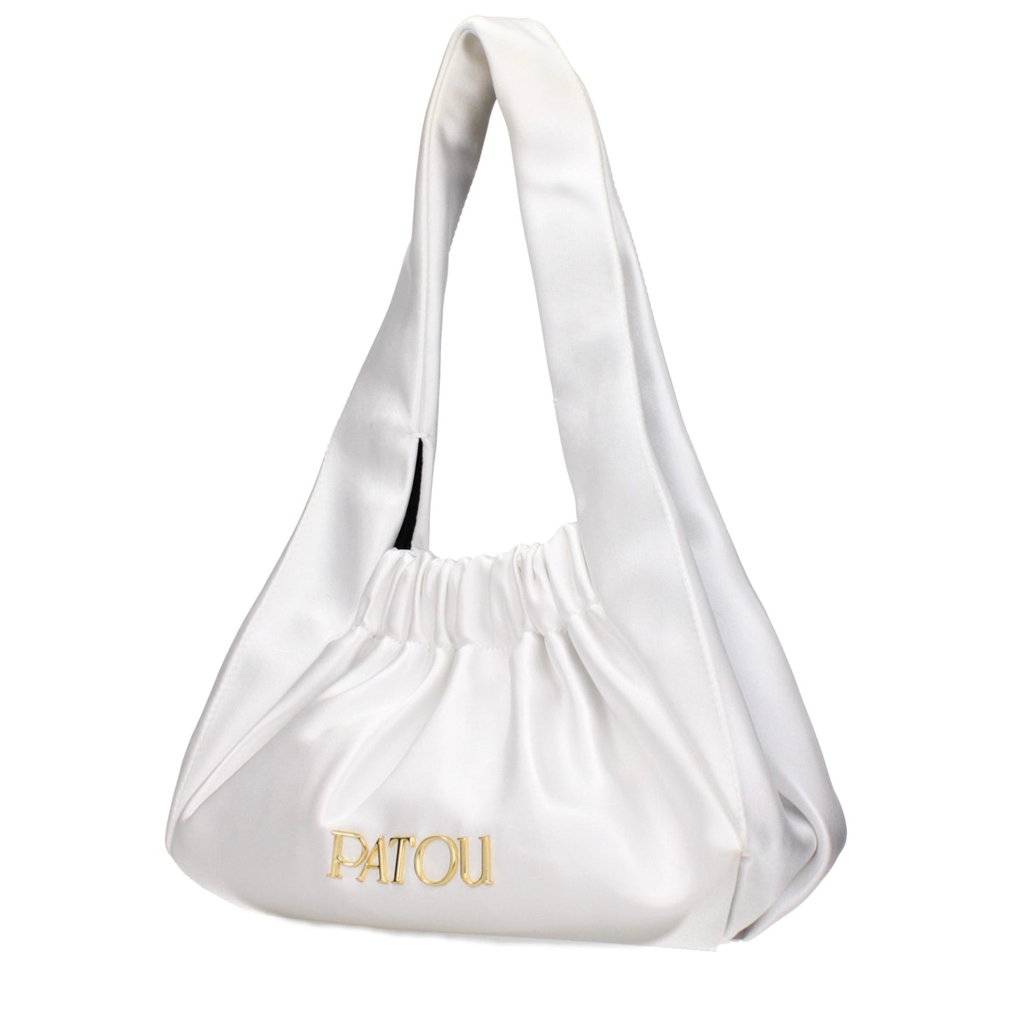 Patou White Fabric Handbag
