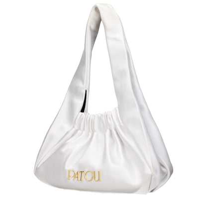 Patou White Fabric Handbag