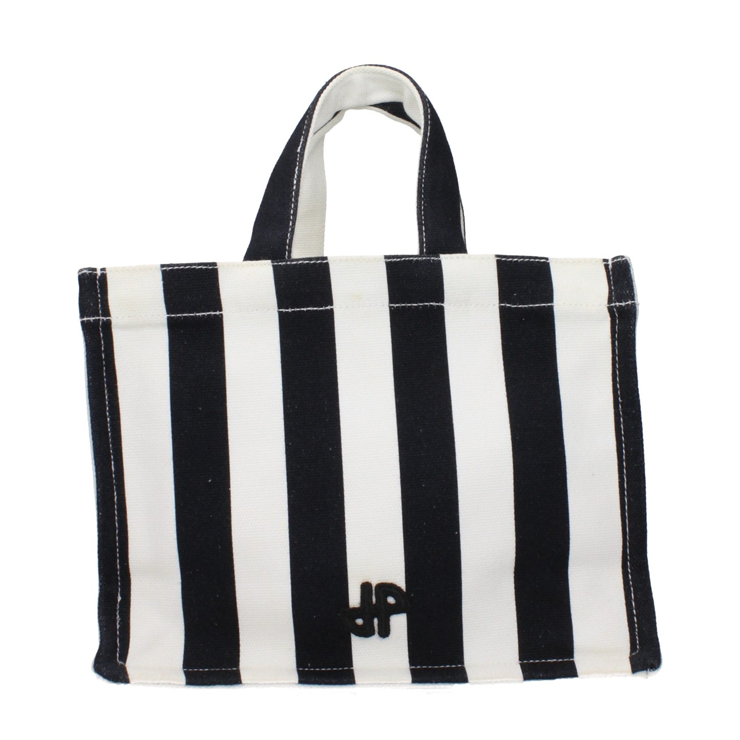 Patou Black Fabric Handbag