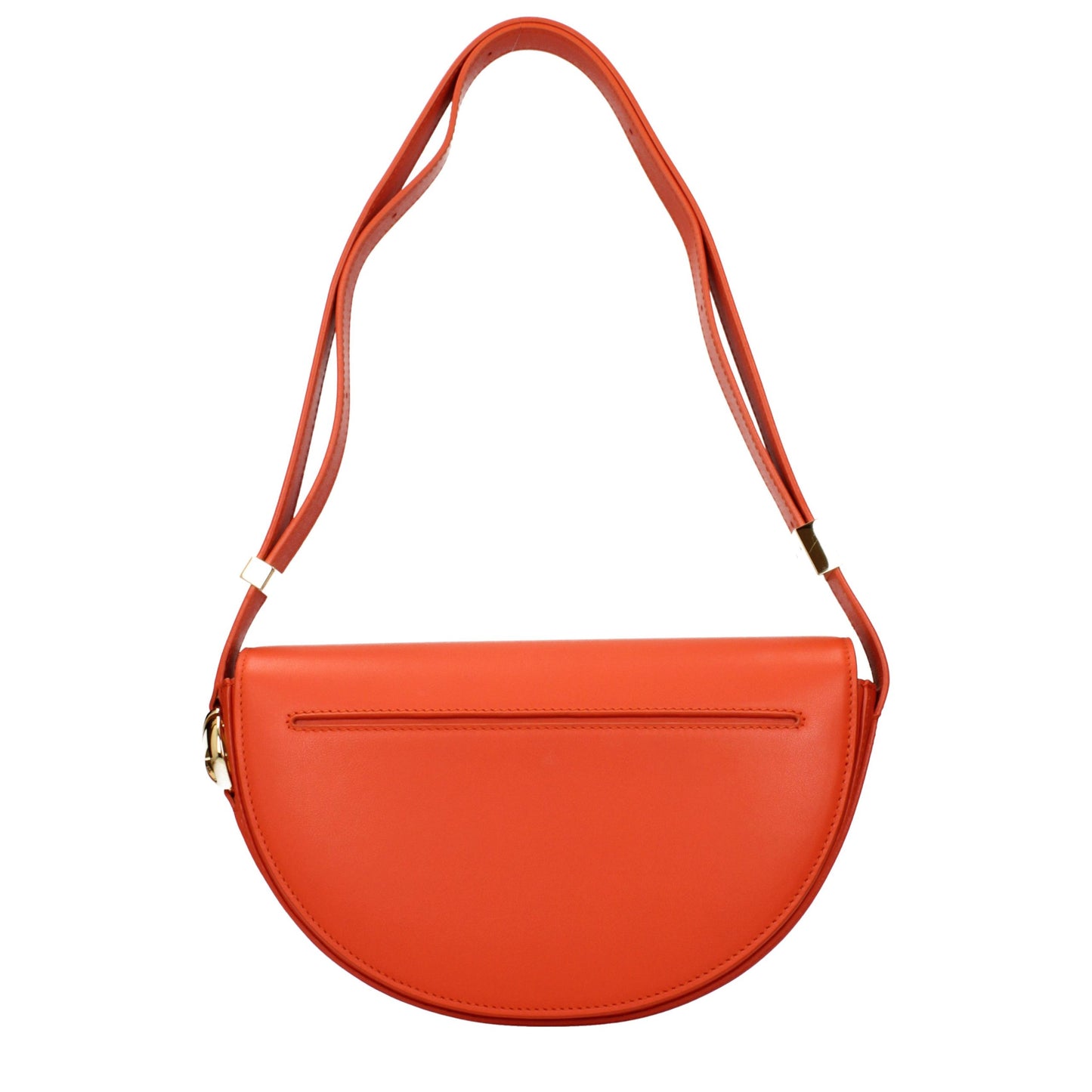 Patou Orange Leather Shoulder Bag