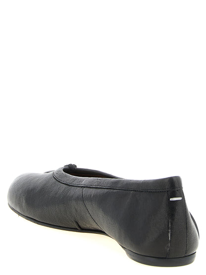 Maison Margiela Black Lamb Leather Ballet Flats