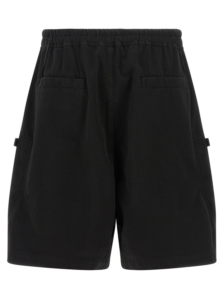 DRKSHDW Black Cotton Bermuda Shorts