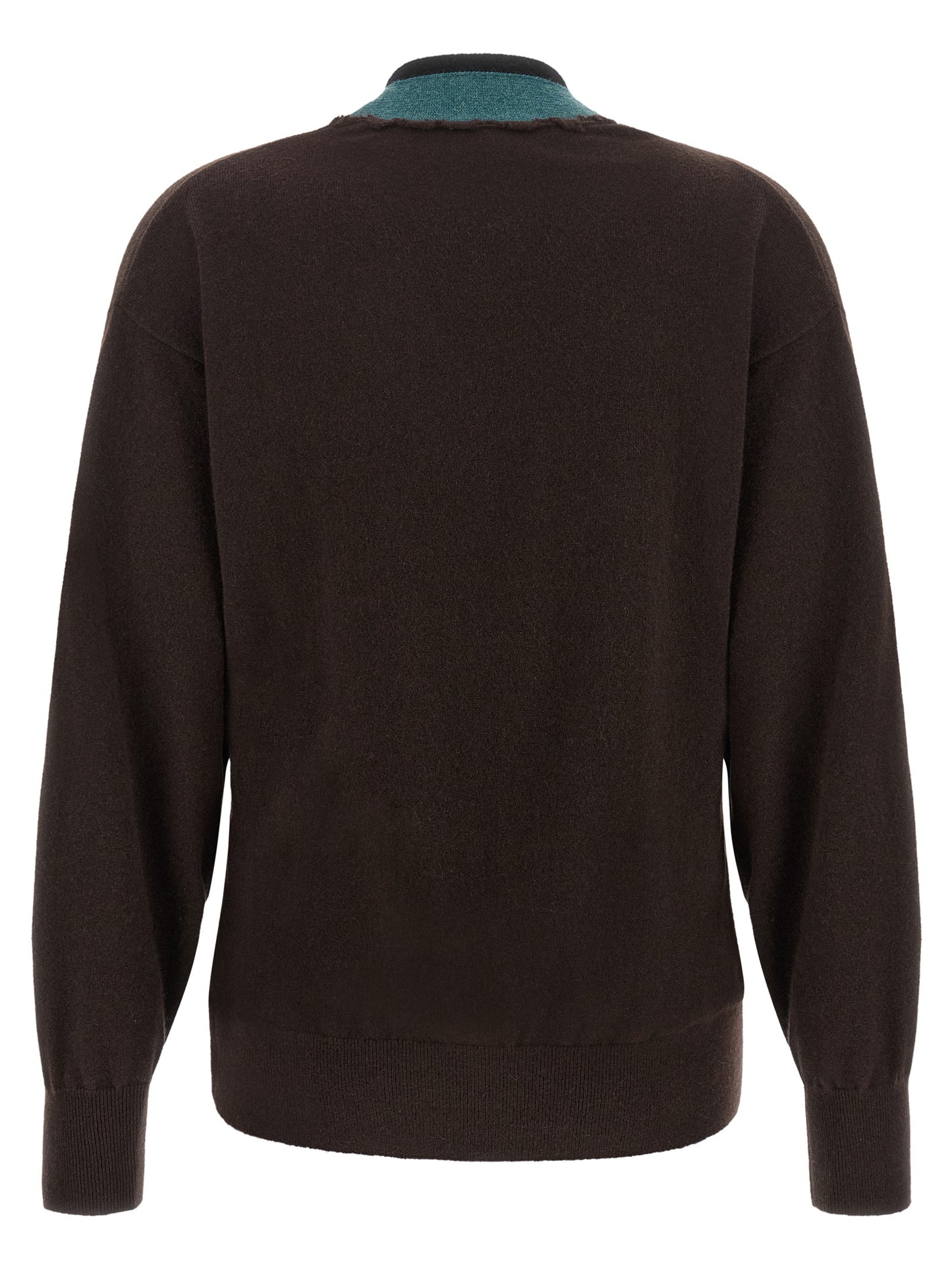 Dries Van Noten Brown Cashmere Cardigan