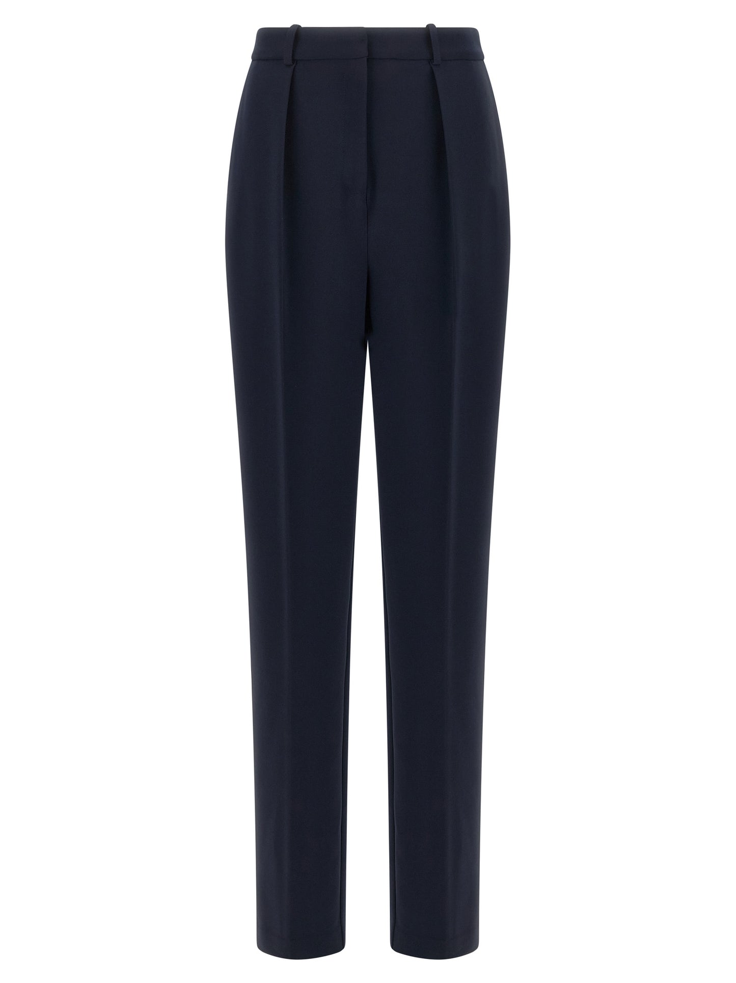 Elisabetta Franchi Blue Polyester Dress Pants