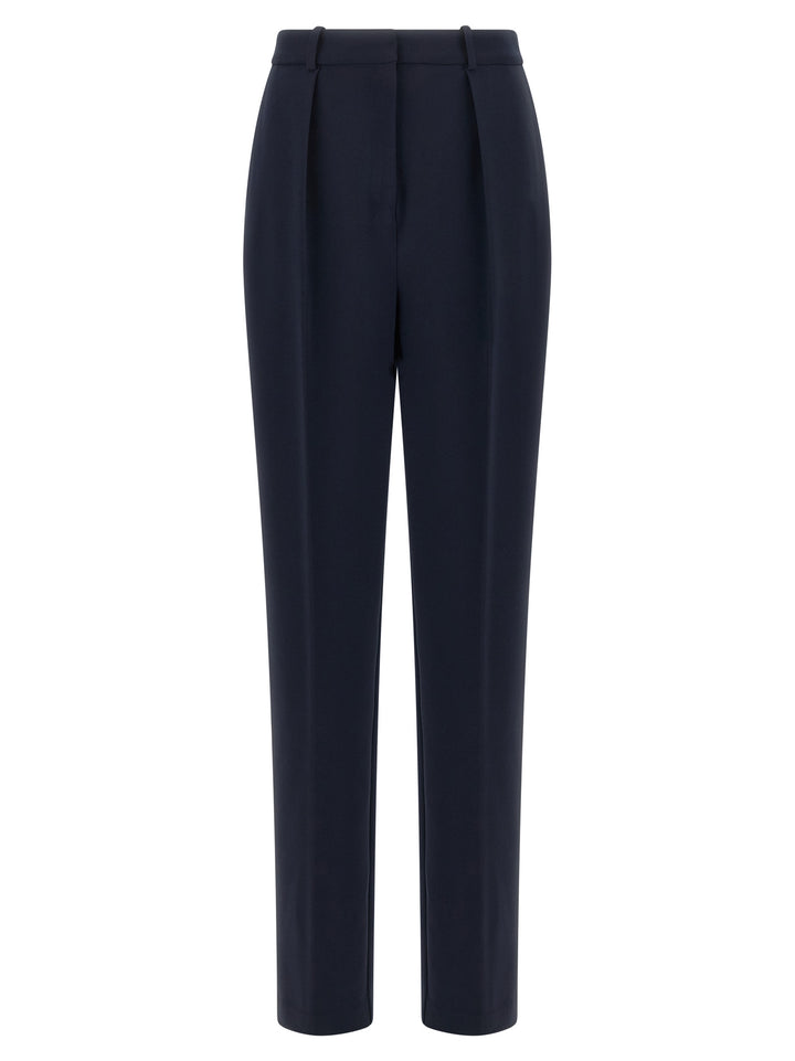 Elisabetta Franchi Blue Polyester Dress Pants