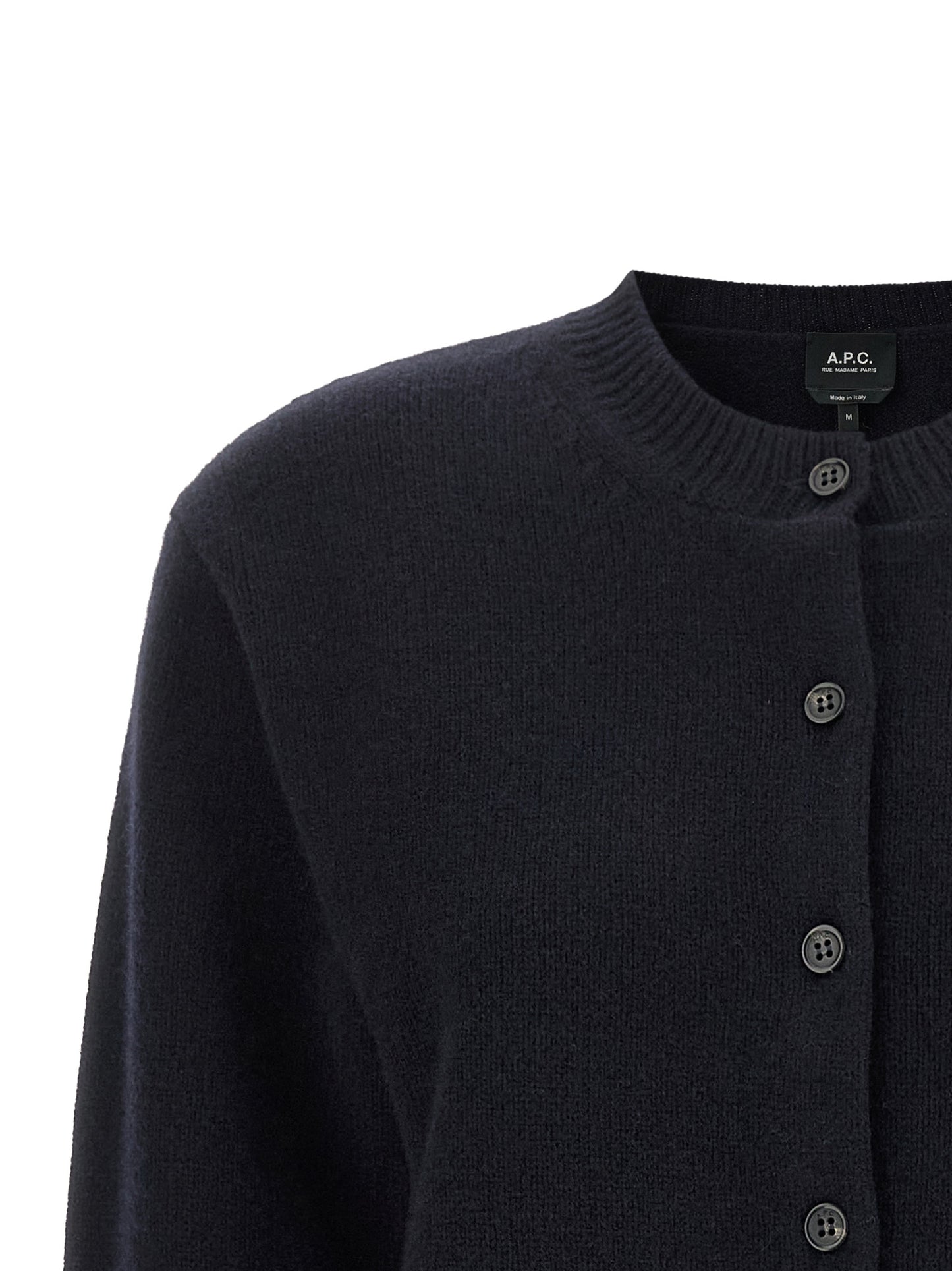 A.P.C. Blue Wool Cardigan
