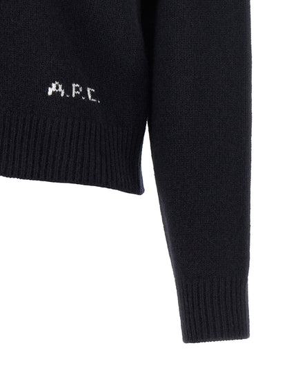 A.P.C. Blue Wool Cardigan