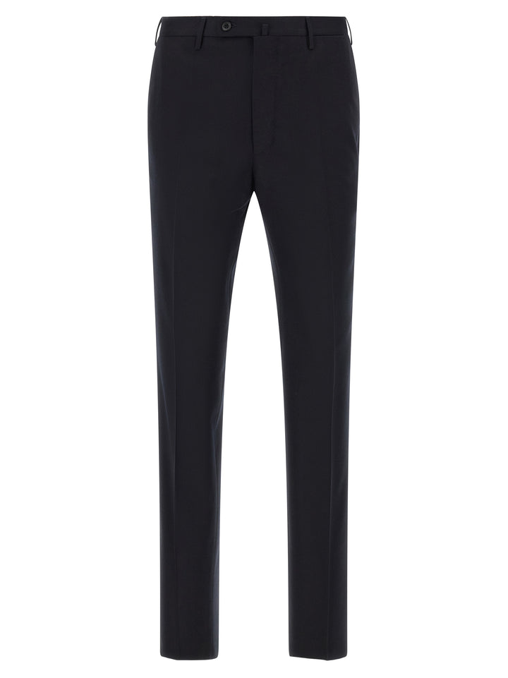Incotex Blue Virgin Wool Dress Pants