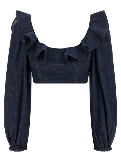 Zimmermann Blue Denim Shirt