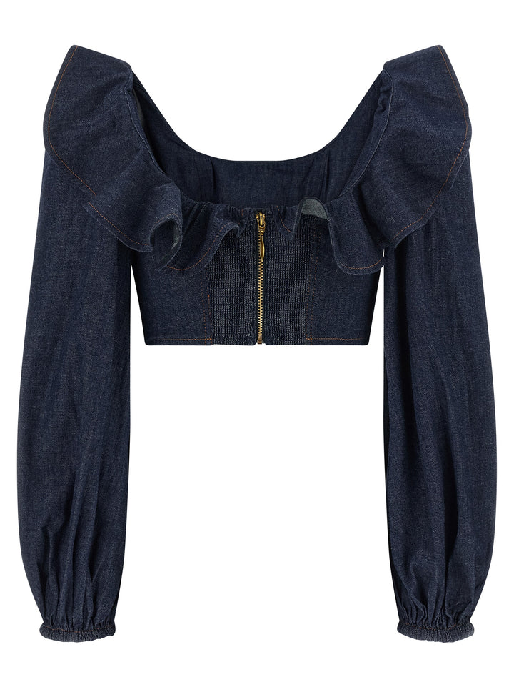 Zimmermann Blue Denim Shirt