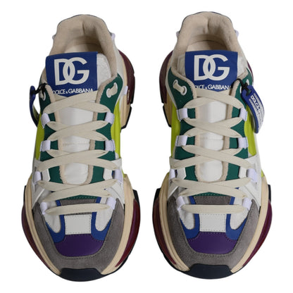 Dolce & Gabbana Multicolor Airmaster Low Top Sneakers Shoes