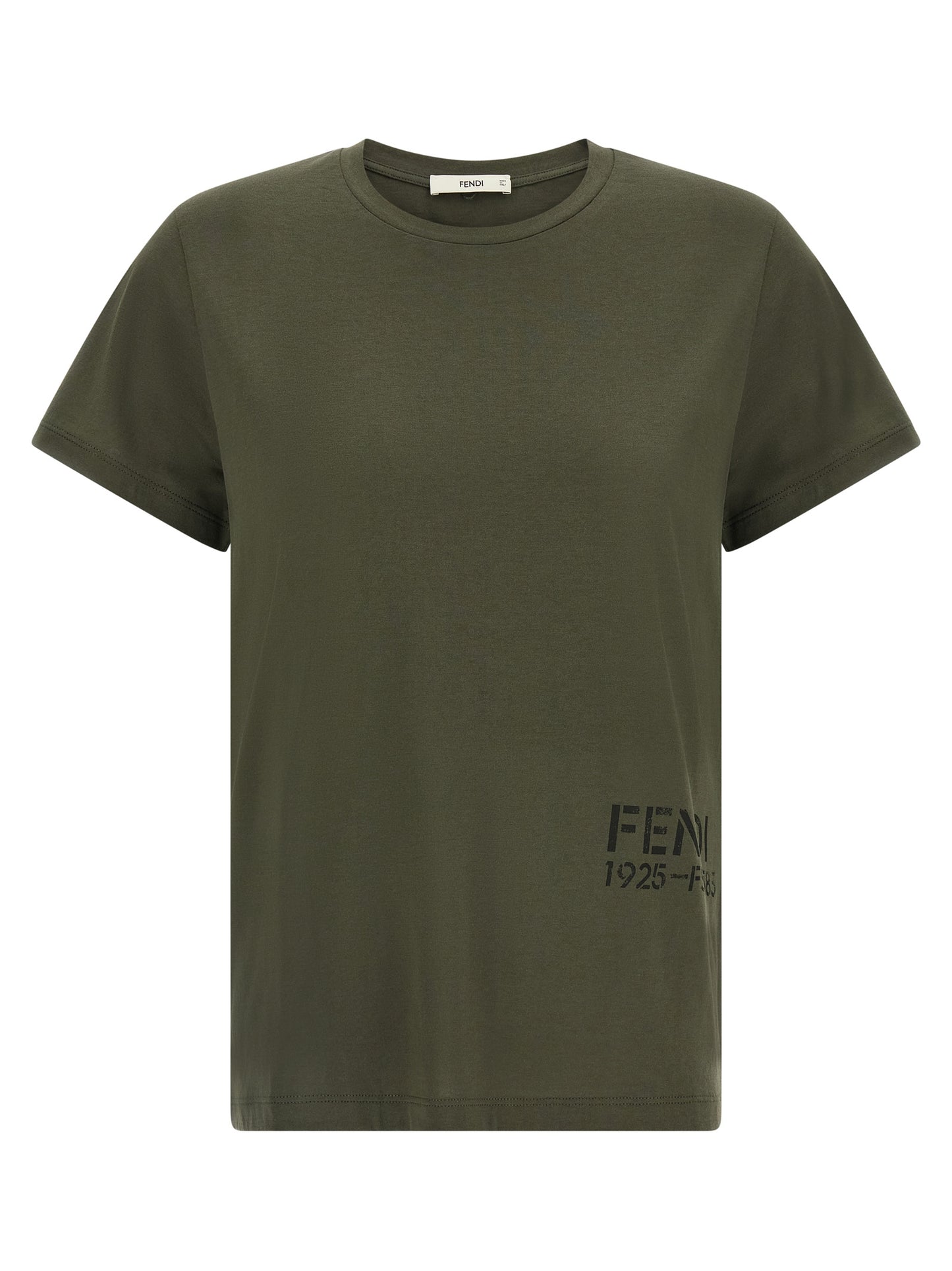 Fendi Bicolor Cotton T-Shirt