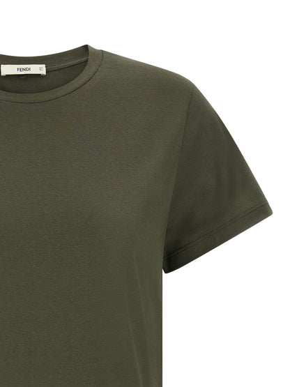 Fendi Bicolor Cotton T-Shirt