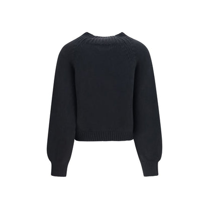 Khaite Black Cashmere Sweatshirt