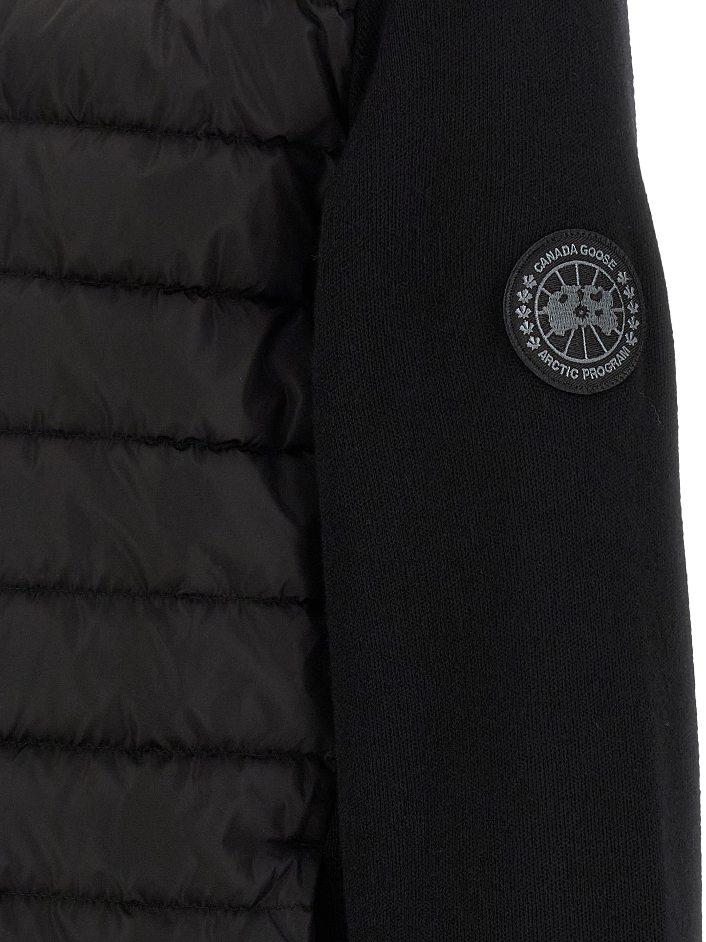 Canada Goose Black Wool Full-Length Jacket