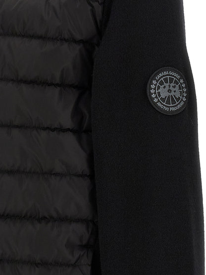 Canada Goose Black Wool Full-Length Jacket