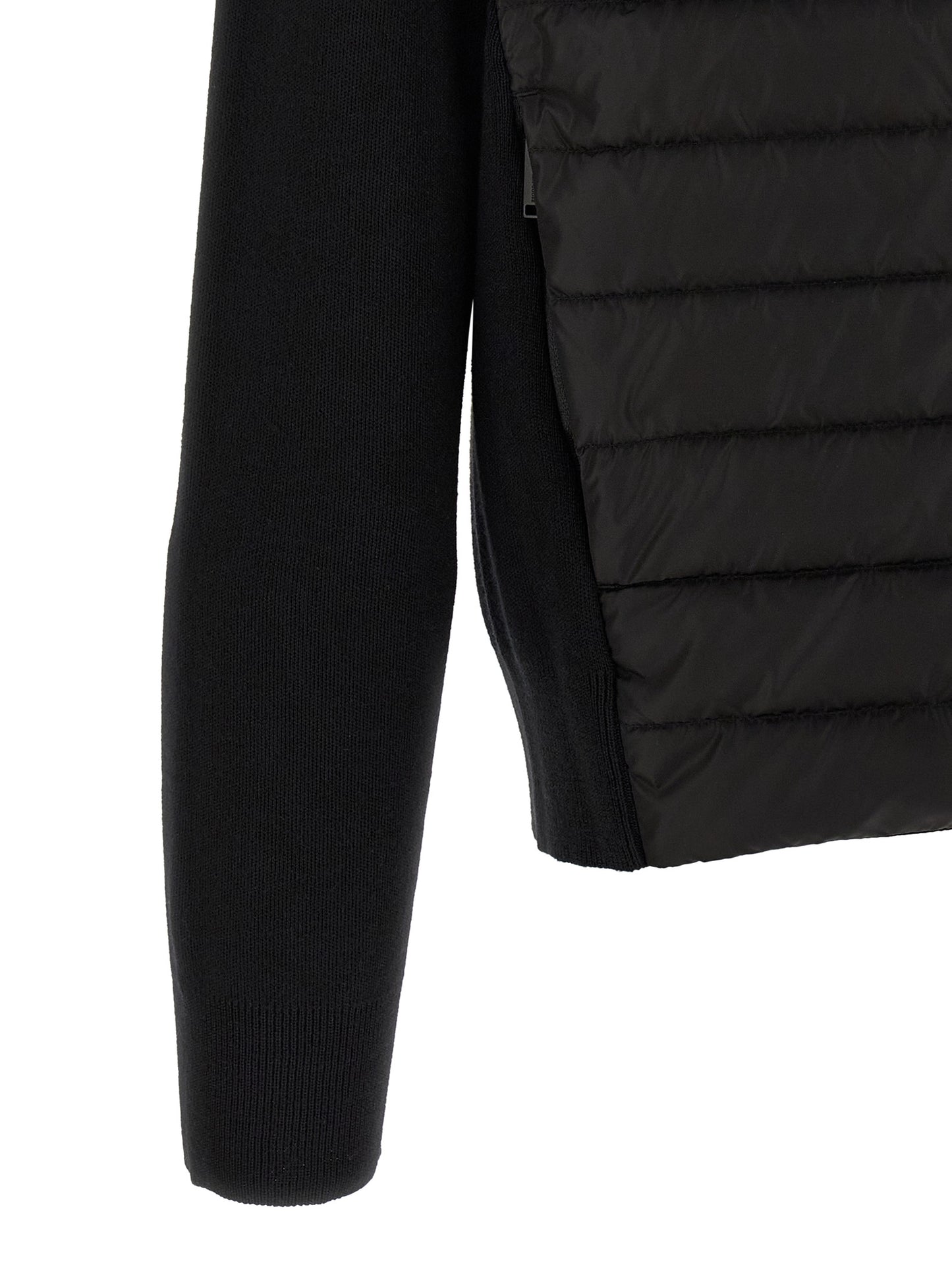Canada Goose Black Wool Full-Length Jacket