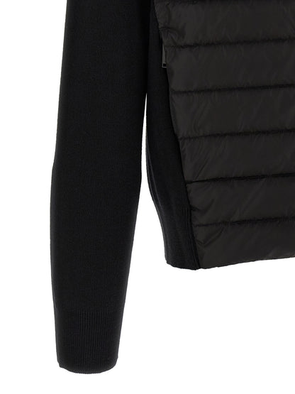 Canada Goose Black Wool Full-Length Jacket