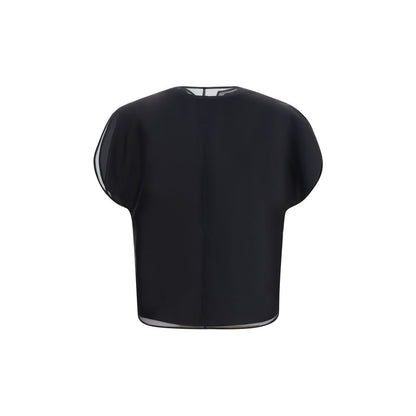 Khaite Black Silk Shirt