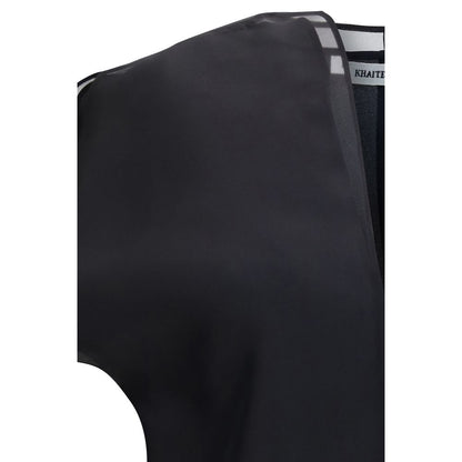 Khaite Black Silk Shirt