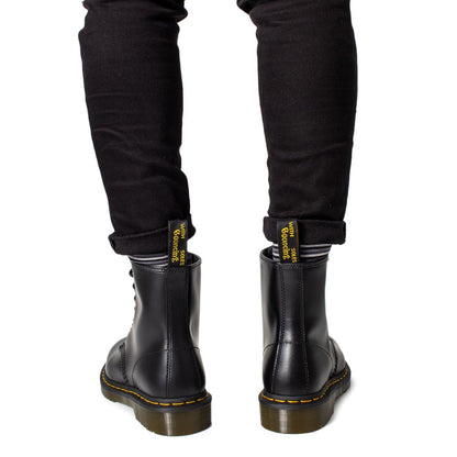 Dr. Martens Black Leather Athletic Sneakers