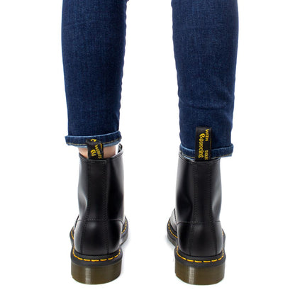 Dr. Martens Black Leather Lace-Up Boots