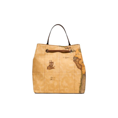 Alviero Martini Prima Classe Beige Leather Handbag