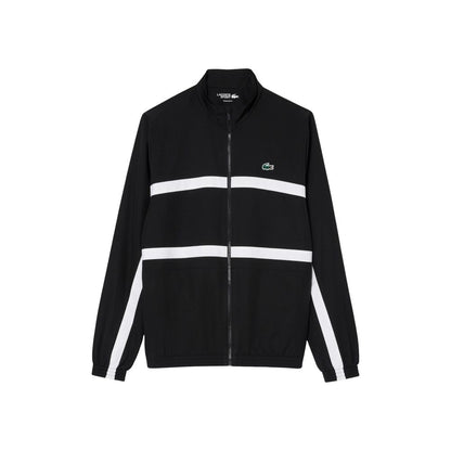 Lacoste Black And White Polyester Sweatsuit