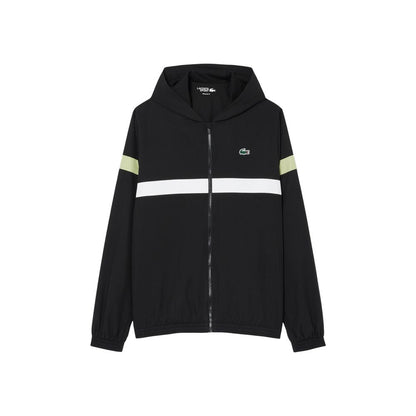 Lacoste Black And White Polyester Sweatsuit