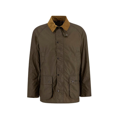Barbour Green Cotton Full-Length Jacket