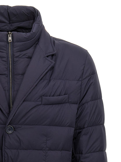 Herno Blue Polyamide Jacket