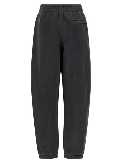 T BY ALEXANDER WANG Black Cotton Joggers (Workout Pants)