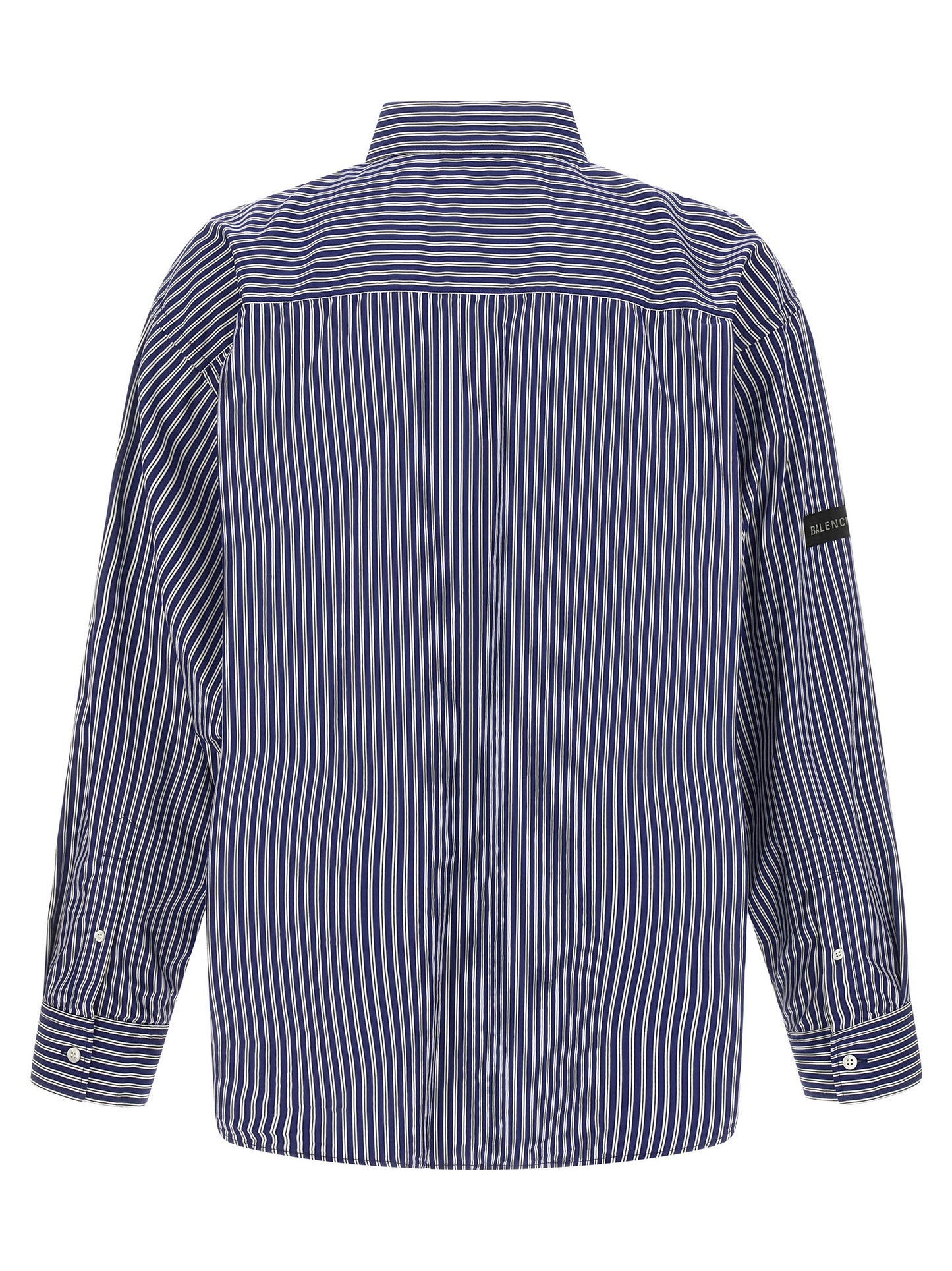 Balenciaga Blue Cotton Blouse