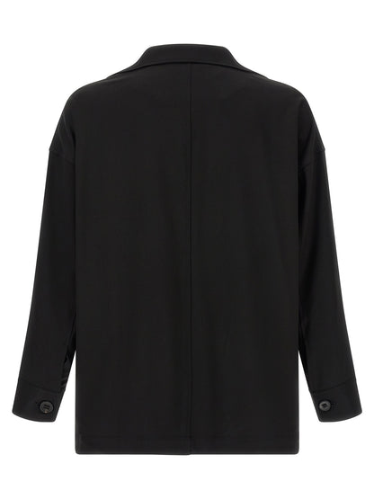 Y-3 Black Wool Blazer