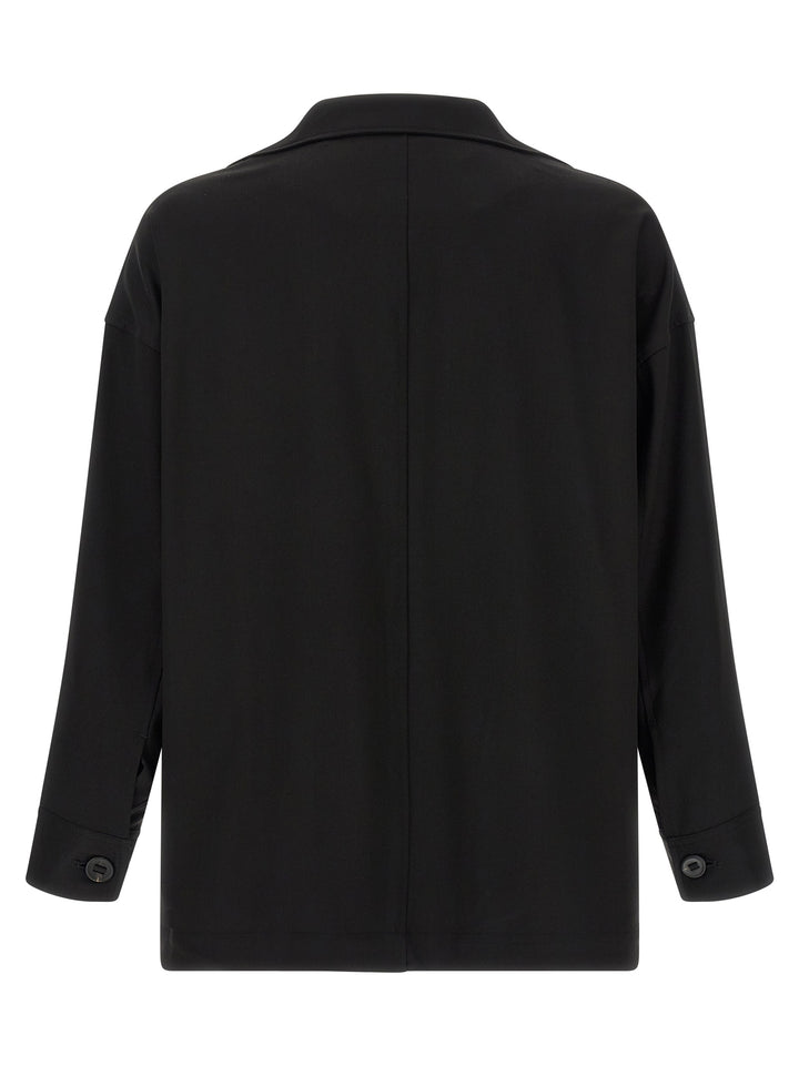 Y-3 Black Wool Blazer
