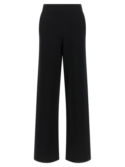 Max Mara Black Wool Casual Pants