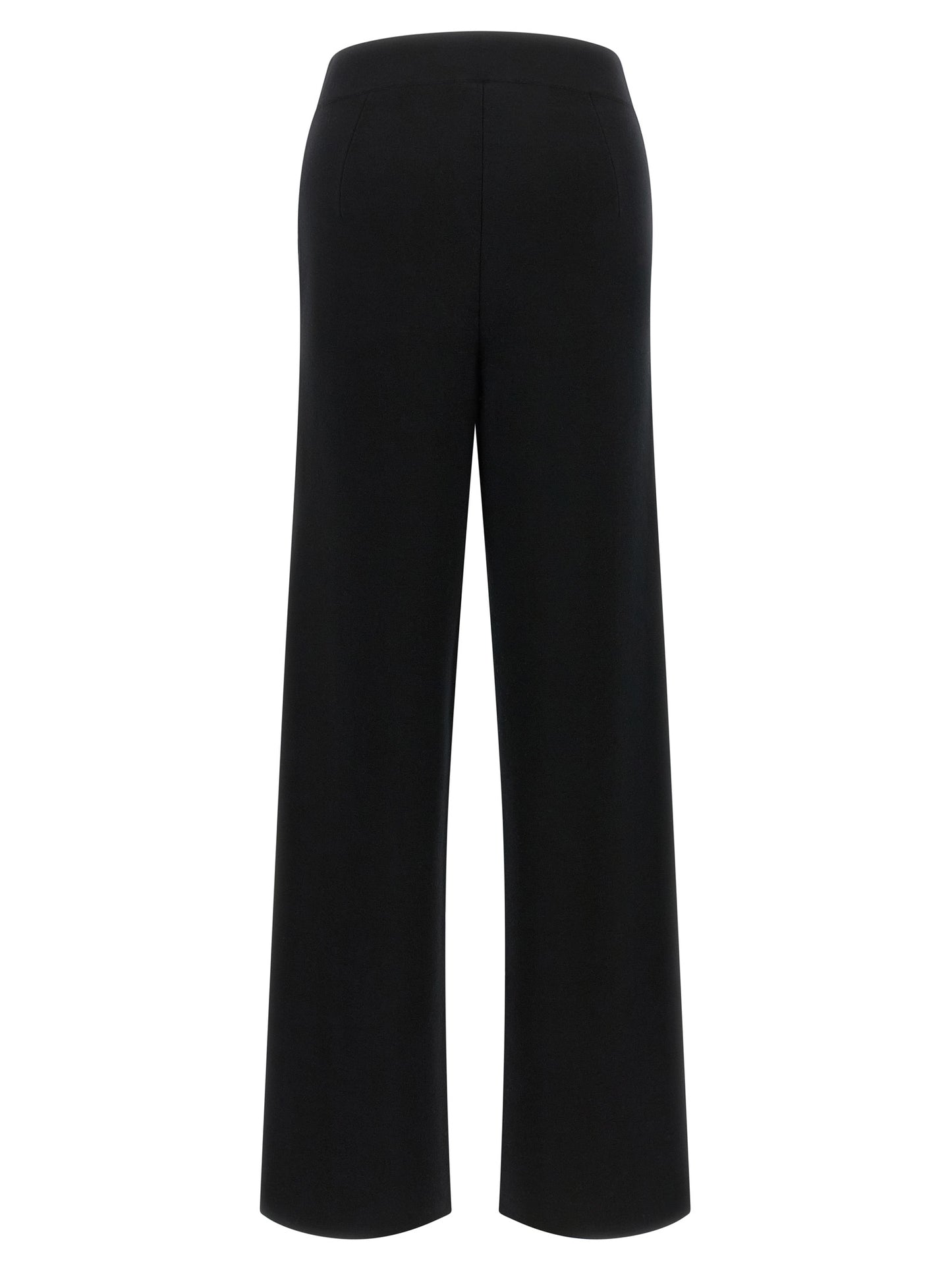 Max Mara Black Wool Casual Pants