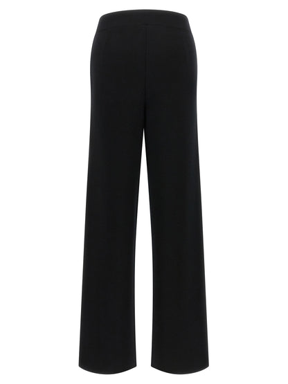 Max Mara Black Wool Casual Pants