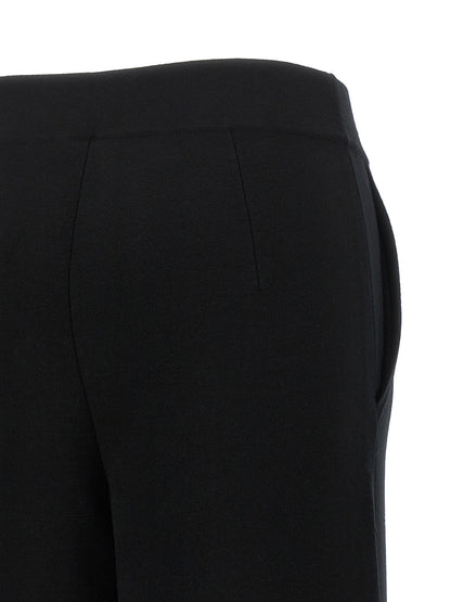 Max Mara Black Wool Casual Pants