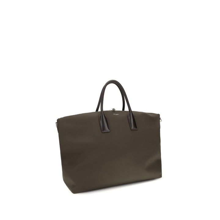 Saint Laurent Brown Calf Leather Bos Taurus Luggage And Travel