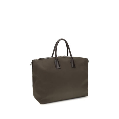 Saint Laurent Brown Calf Leather Bos Taurus Handbag