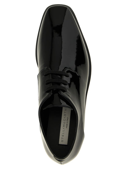 Stella McCartney Black Polyethylene Wedge Sandals