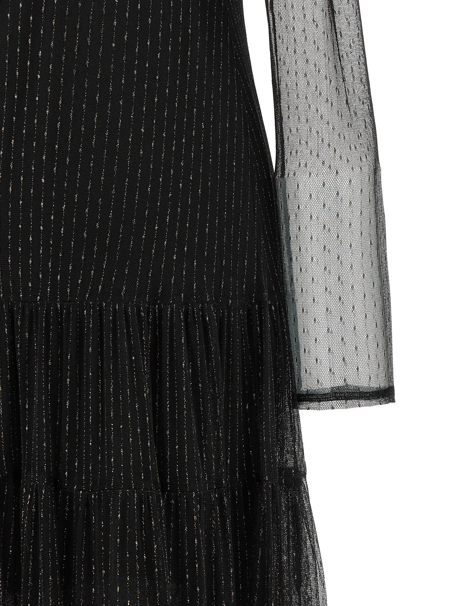 Twinset Black Polyamide Long Dress
