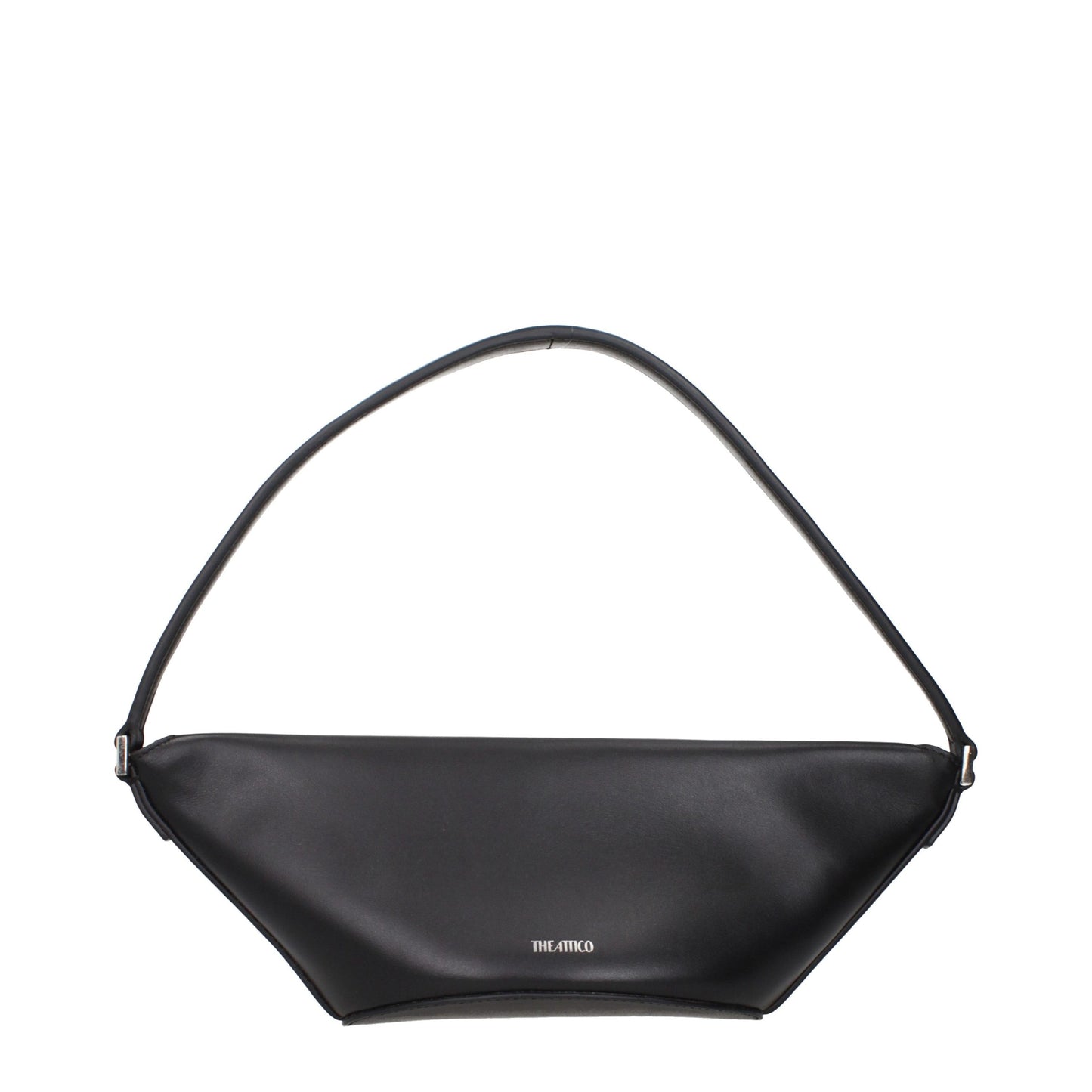 The Attico Black Leather Handbag