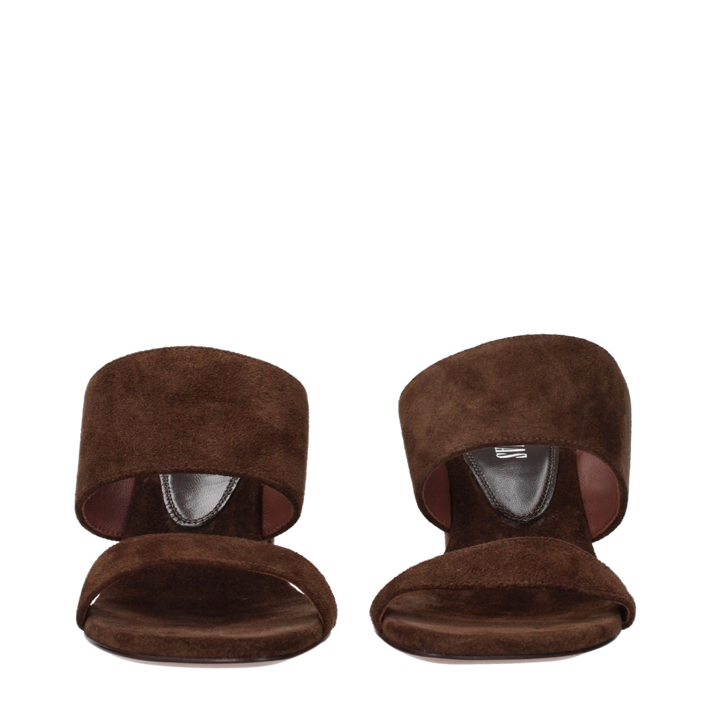 Paris Texas Brown Leather Platform Sandals