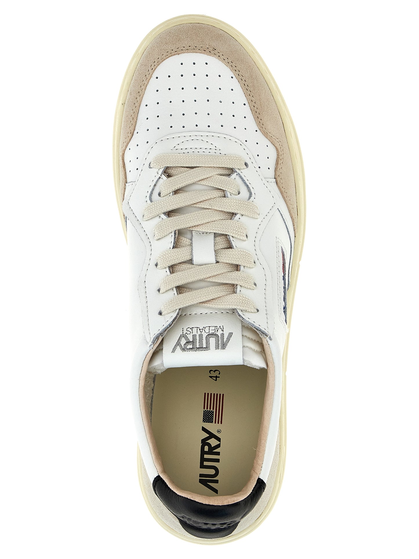 Autry Multicolor Leather Low Top Sneakers