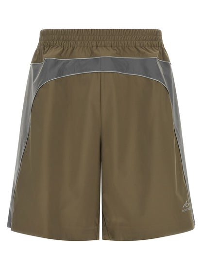Balenciaga Gray Polyester Bermuda Shorts