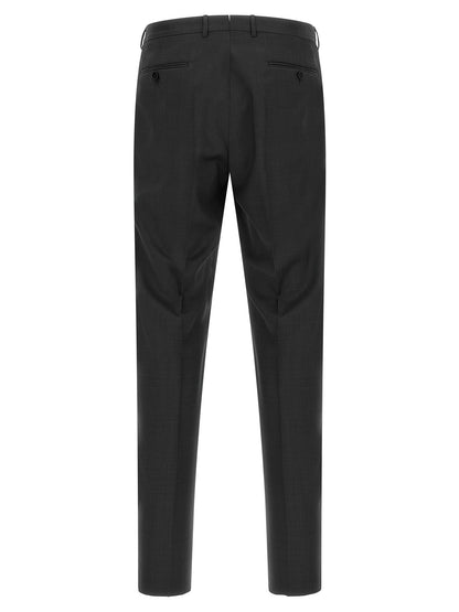 ZEGNA Gray Wool Two-Piece Suit