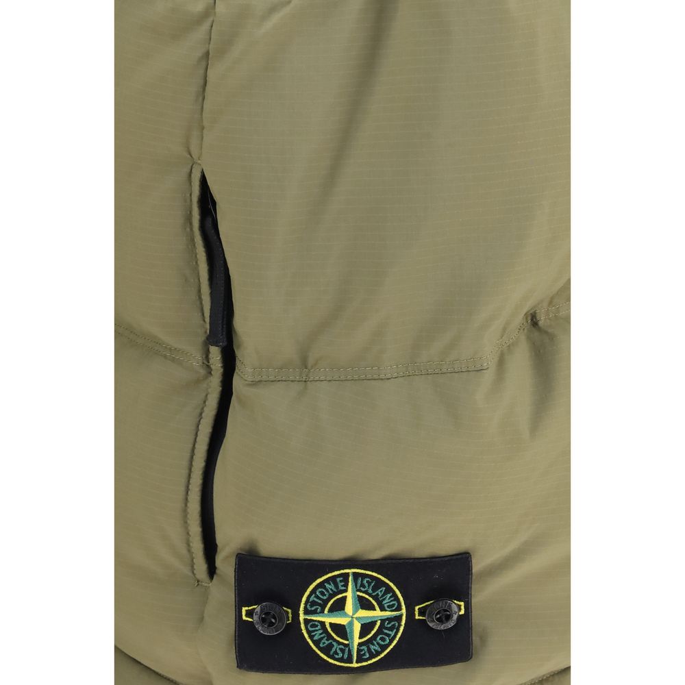 Stone Island Bicolor Polyamide Sleeveless Jacket