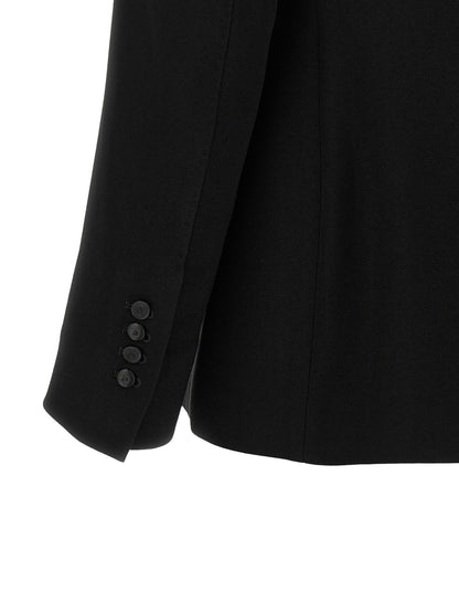 Alberto Biani Black Triacetate Blazer